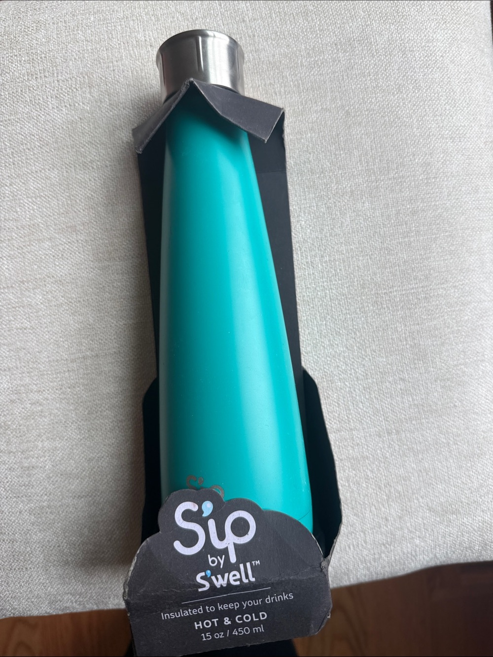 NWT Sip by Swell Teal jelly bean green Insulated hot cold 15 oz